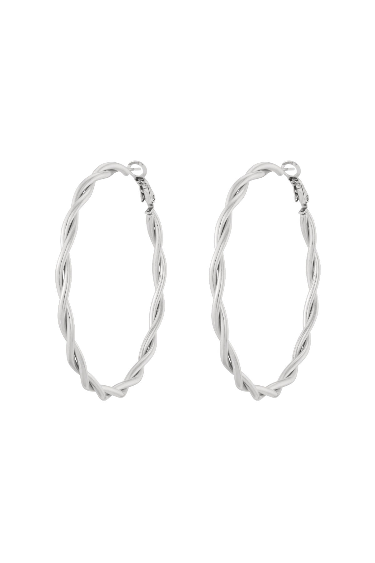 Twisted Hoop Earrings h5 Picture3