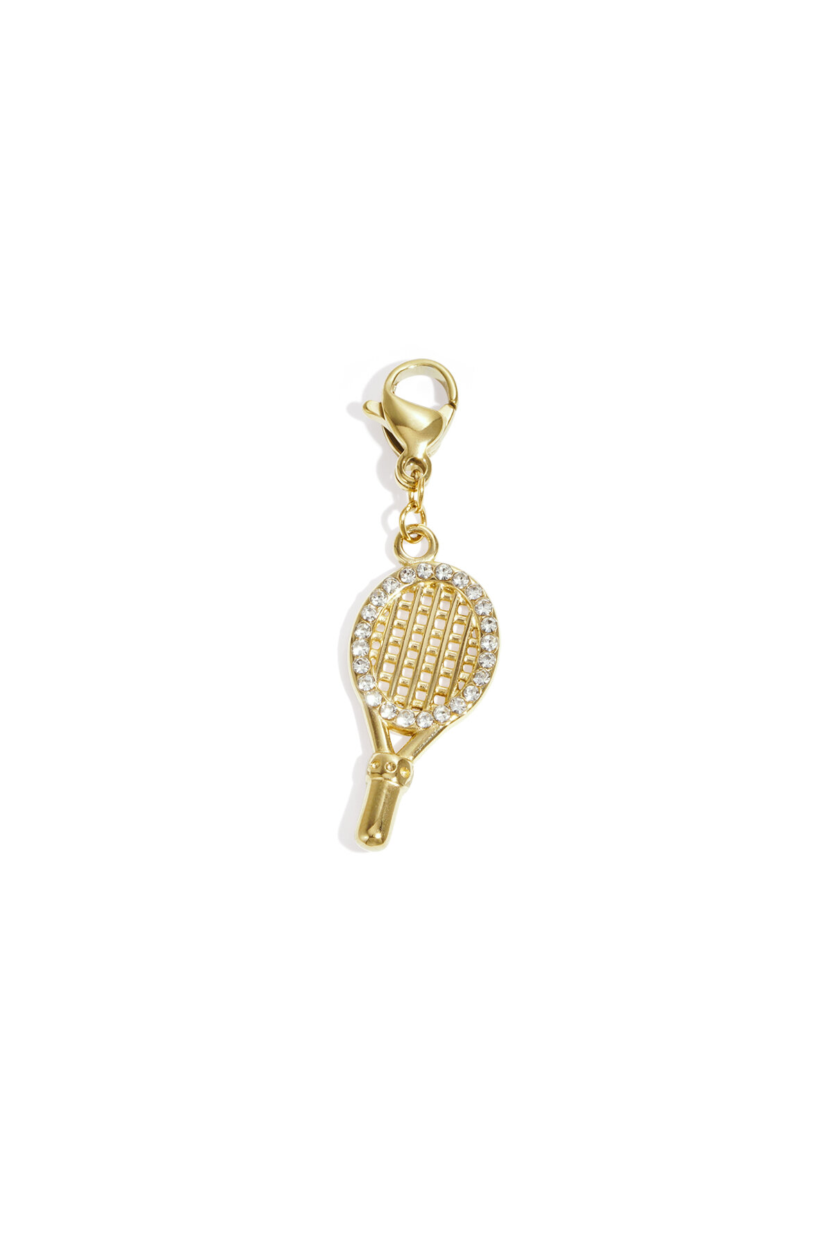 Schmuckanhänger aus Edelstahl, Tennisschläger-Motiv, Sport, Alltag, Schlichte Serie, Damenschmuck 