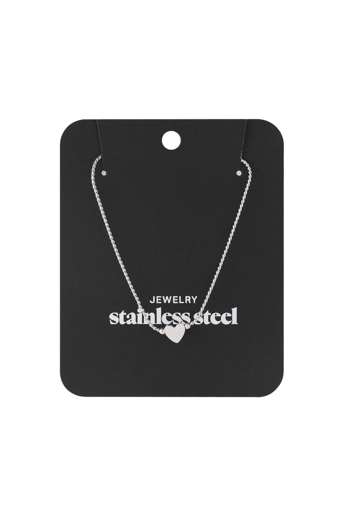 Collar corazón Color dorado Acero inoxidable h5Imagen6
