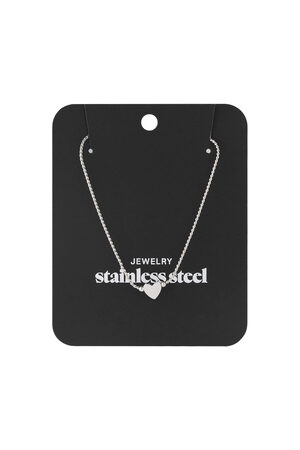 Collar corazón Color dorado Acero inoxidable h5 Imagen6