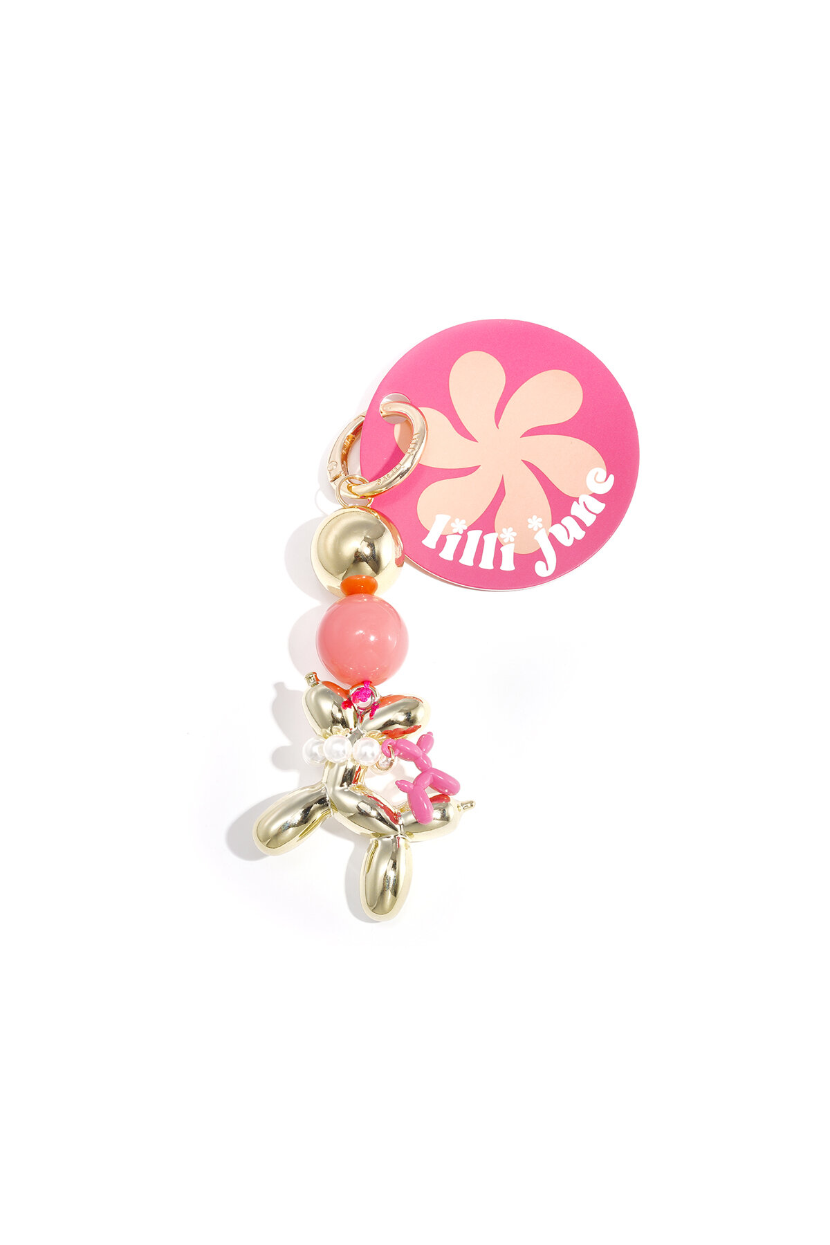 Cute Balloon Dog Keychain Picture4