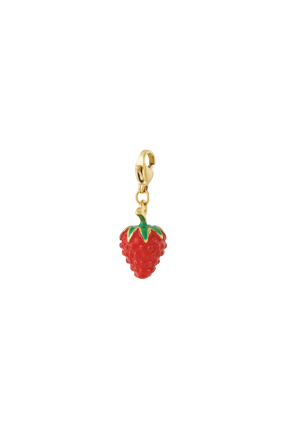Strawberry small jewelry charm 