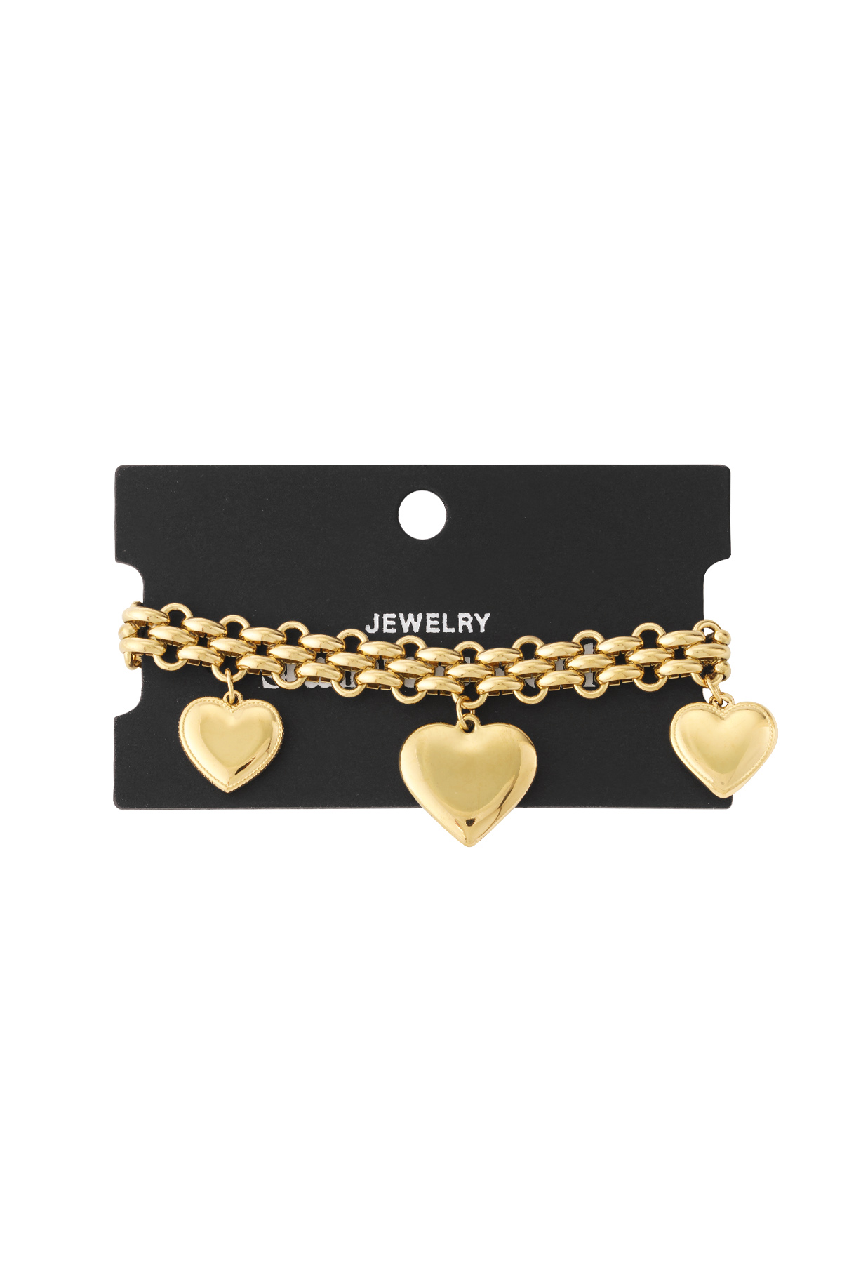 Trio Armband mit auffälligem Herz h5 Bild4