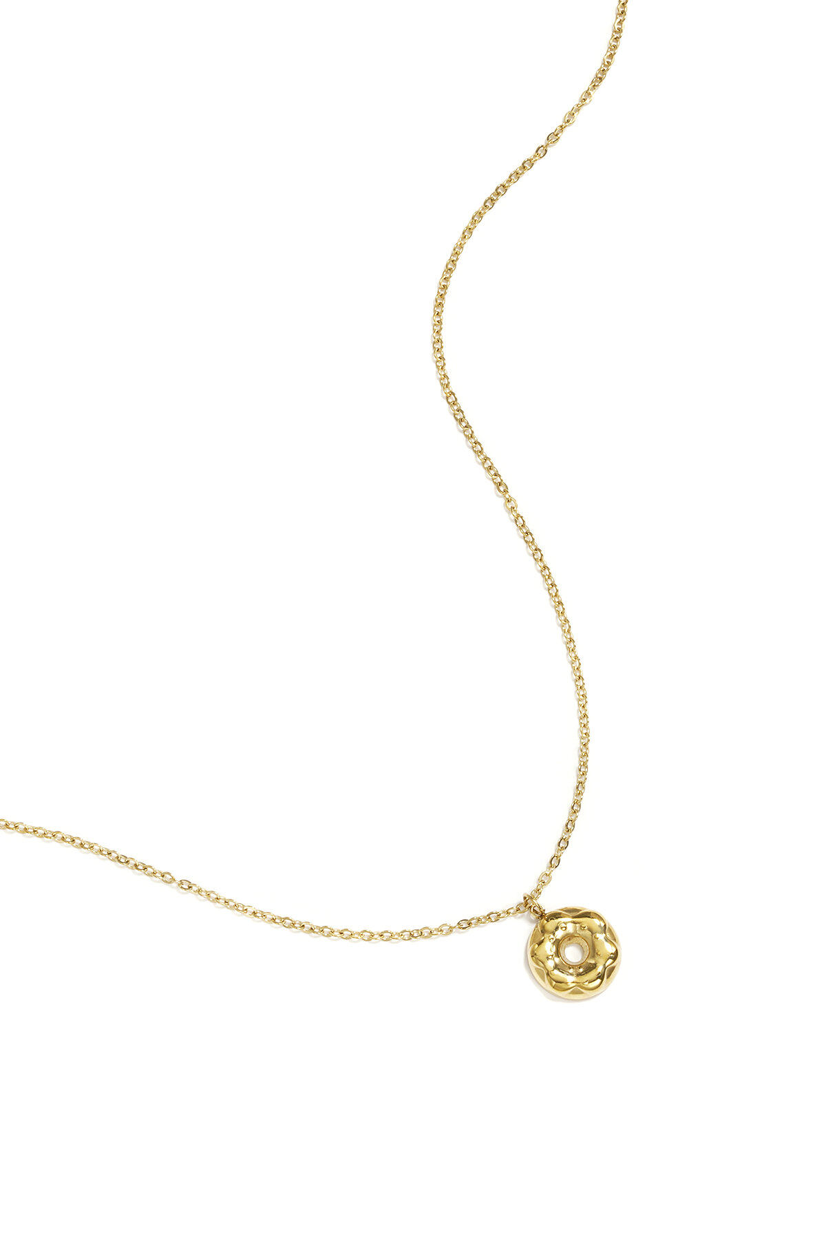 Collier avec pendentif donut 2