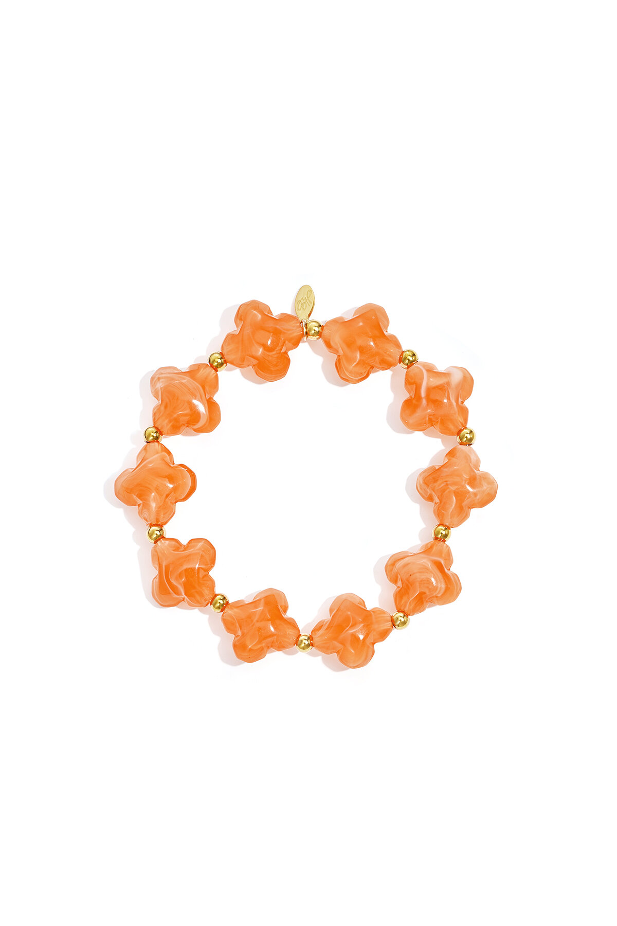 Beaded bracelet with clover beads h5Picture3