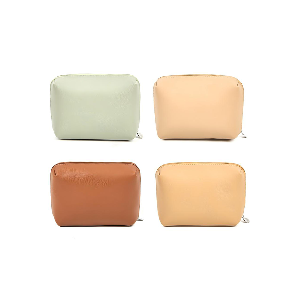 Gorgeous Solid Color Pvc Women's Makeup Bags 2