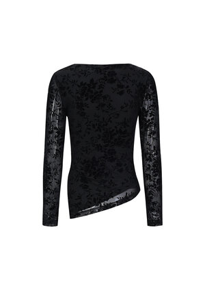 Mesh top with suede floral print β designed to match h5 Picture3