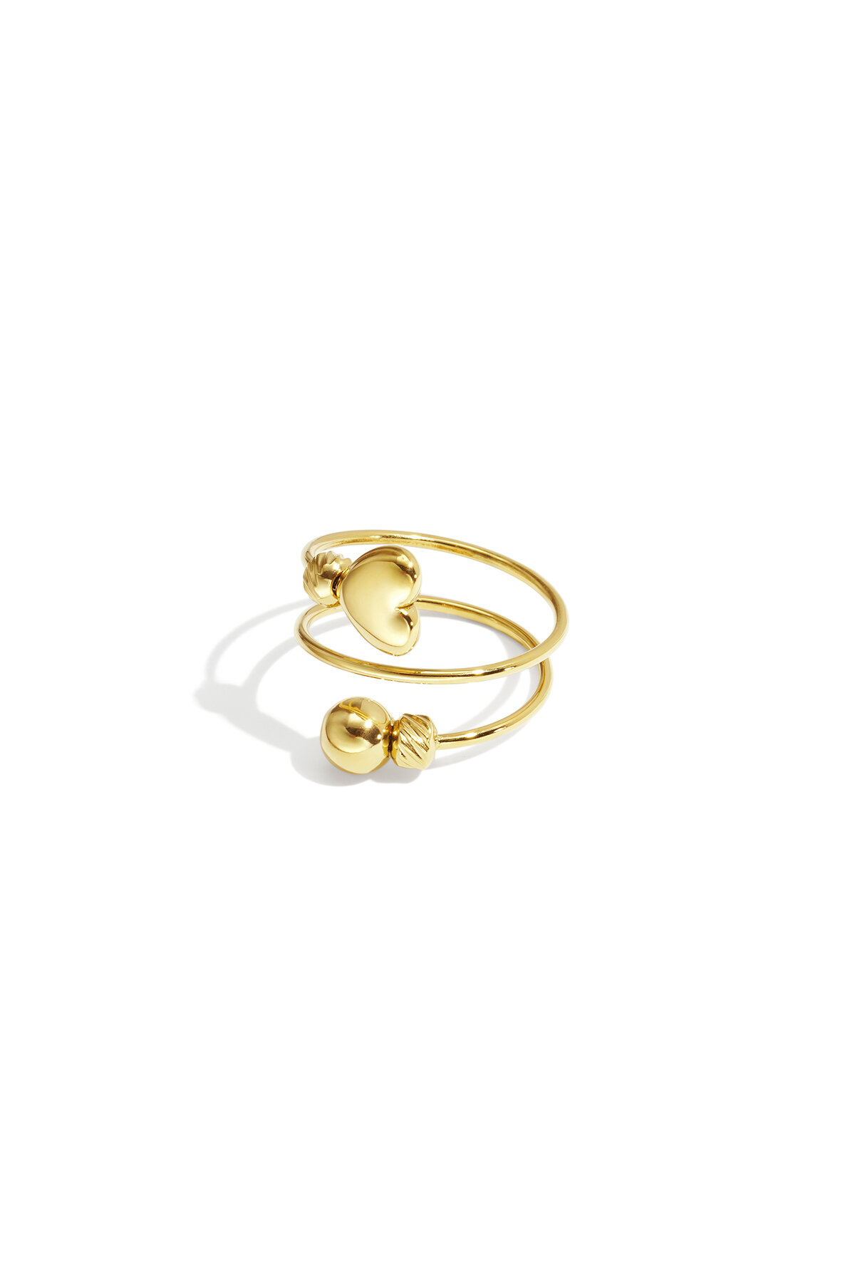 Stainless Steel Minimalist Rings Heart Casual Daily Simple Series Women's jewelry 2