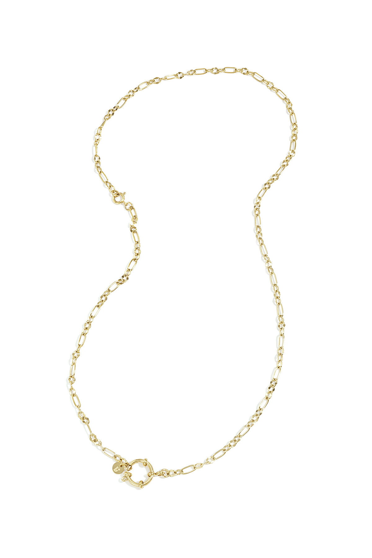 2-in-1 necklace and bracelet with varying links h5 