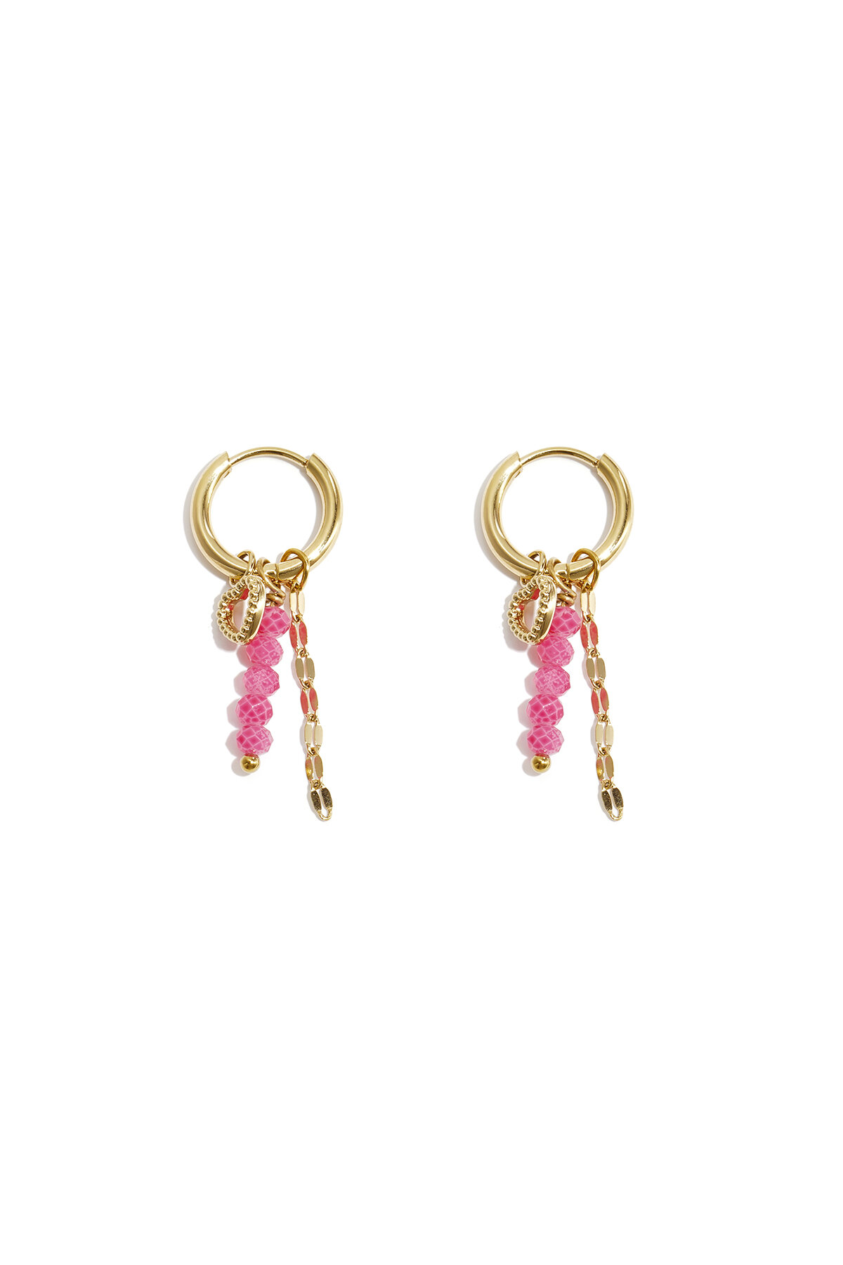 Love on top charm earrings 2