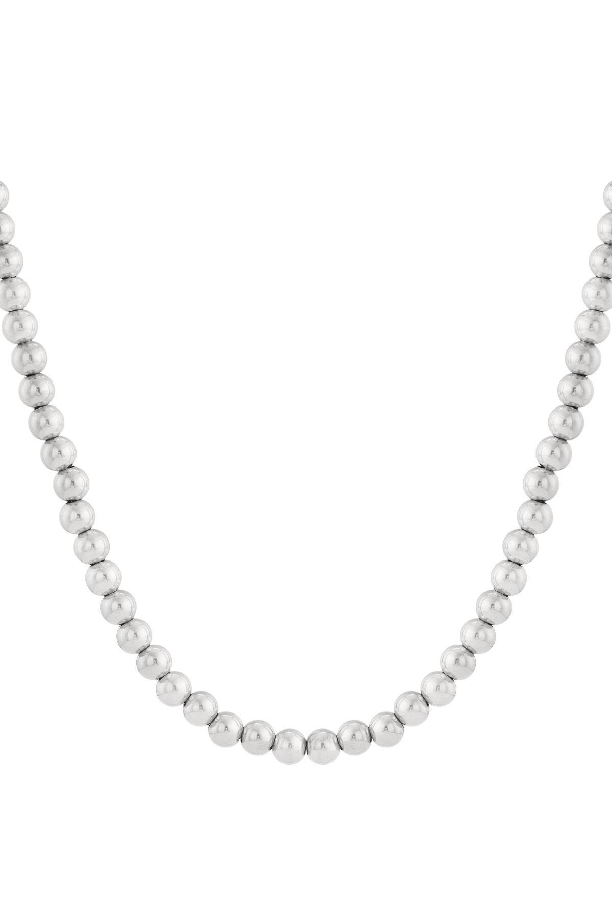 Hollow bead necklace -10mm h5 Picture3