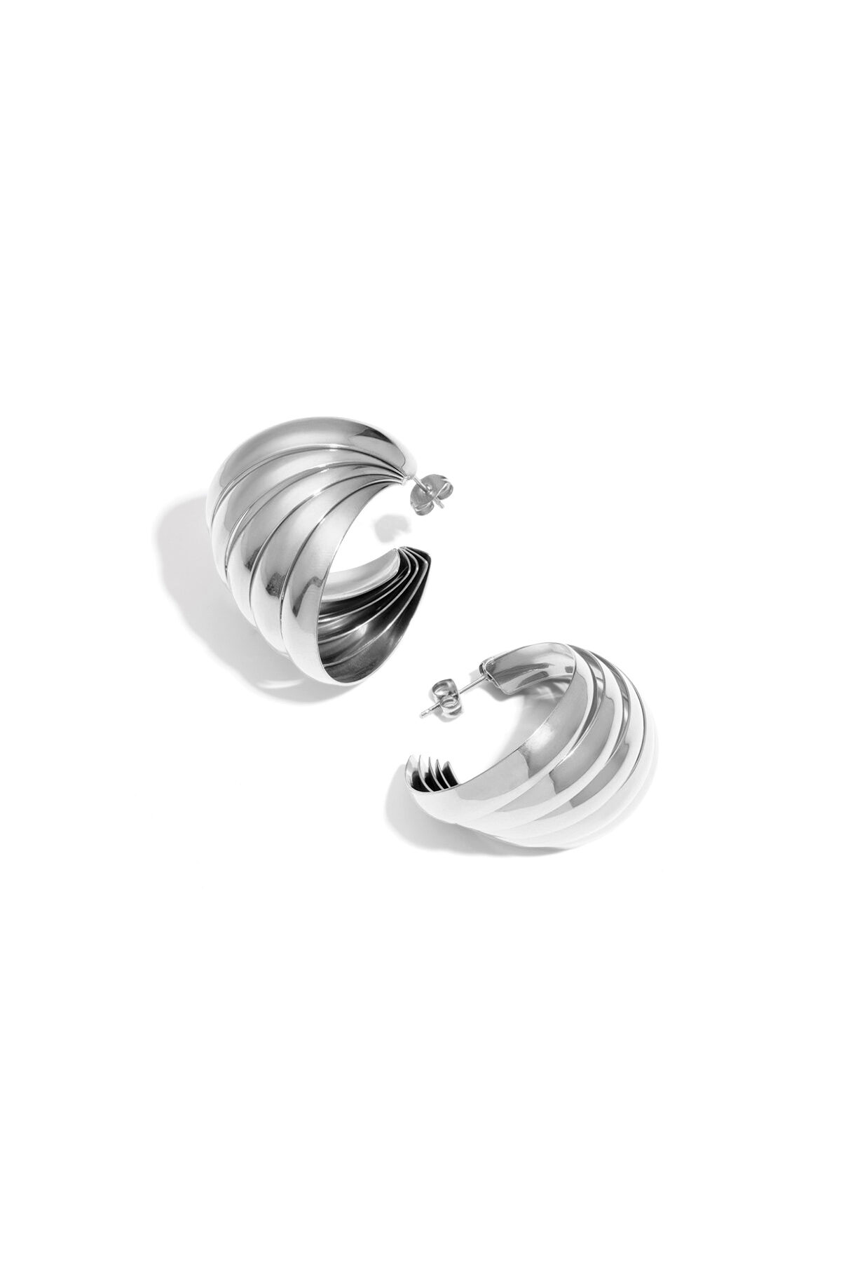 Stainless Steel Stud Earrings Geometric Casual Daily Simple Series Women's jewelry h5 Picture3