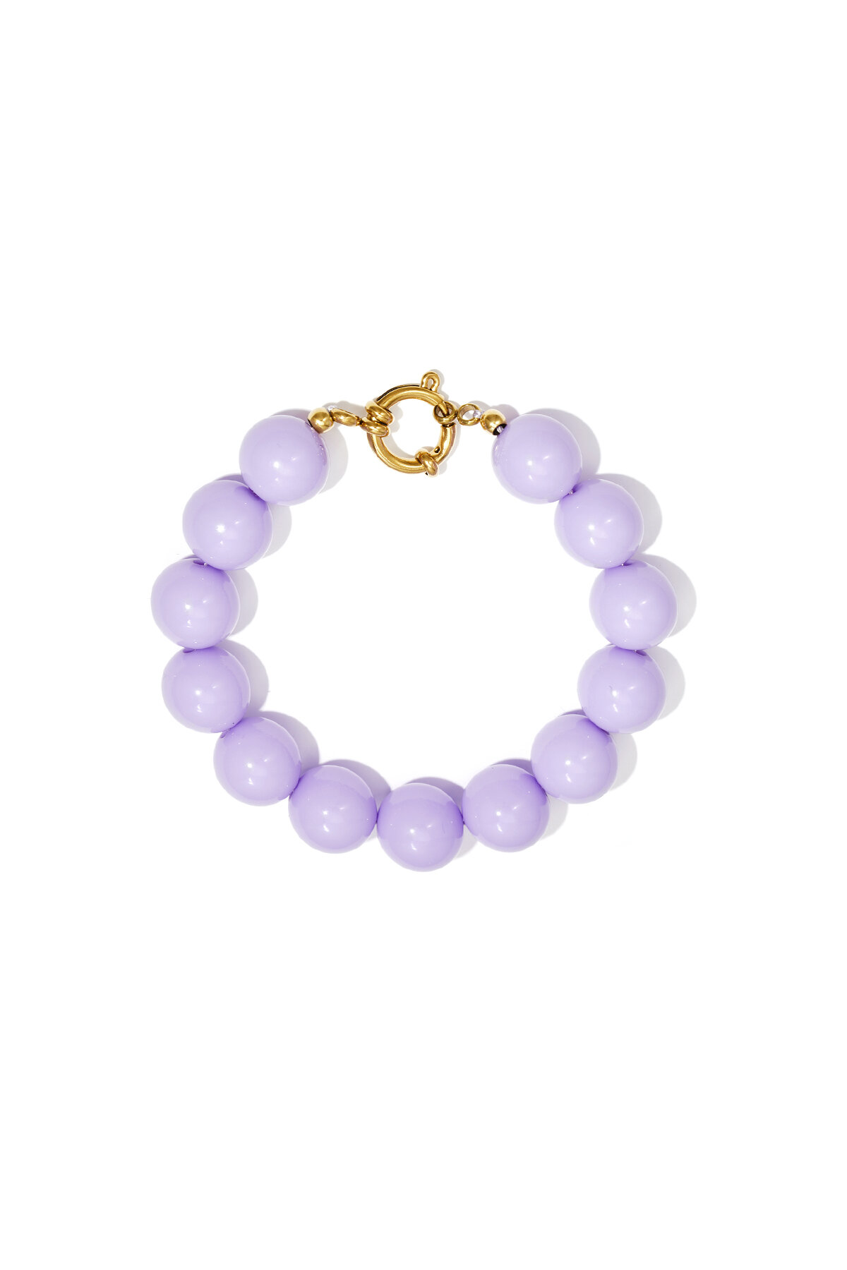 Armband mit großen Perlen und Vorderverschluss h5 