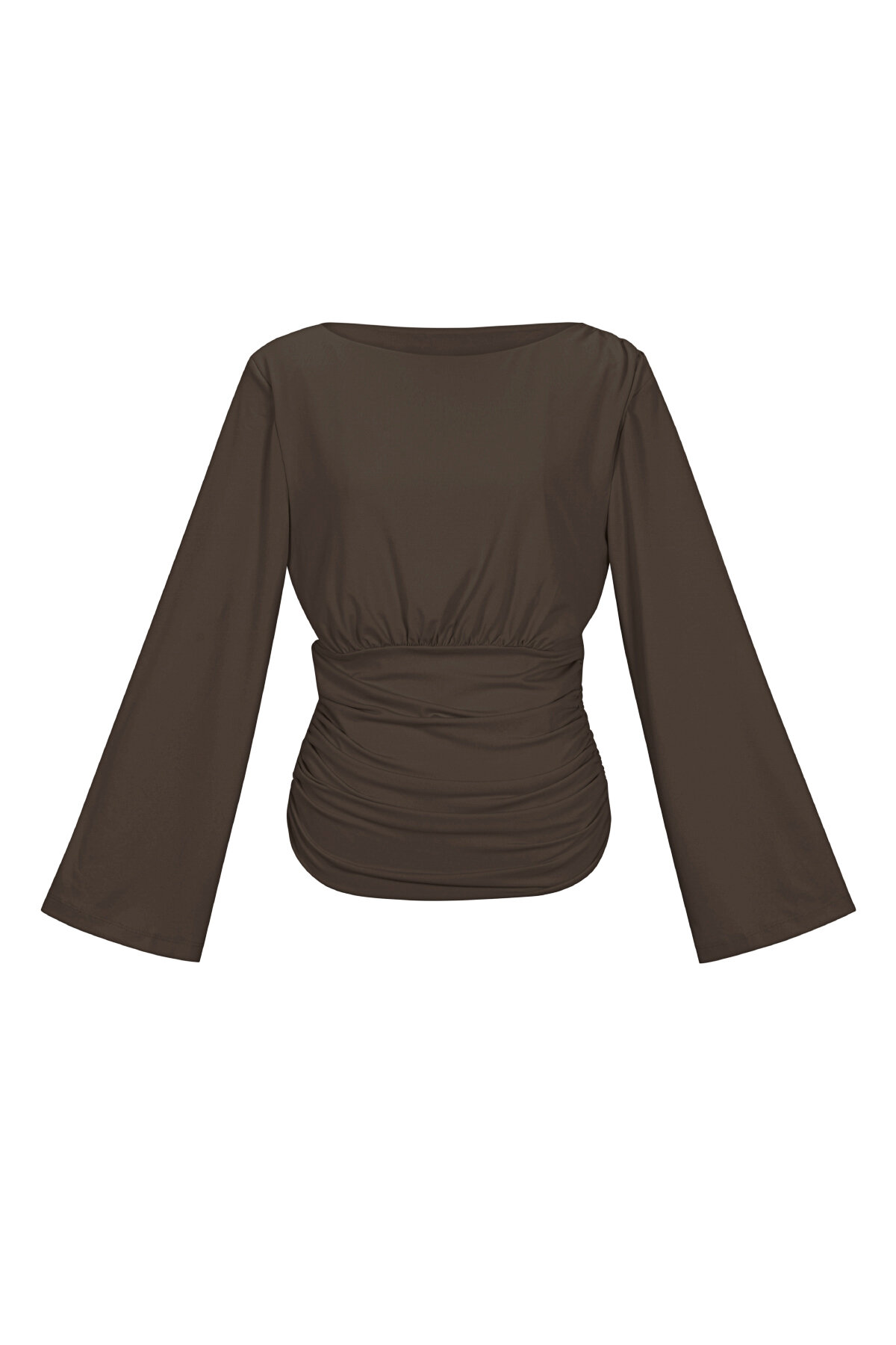 Gewebte Polyesterfasern Damen Langarmshirt Elegantes Einfarbiges Herbst/Winter h5 Bild10