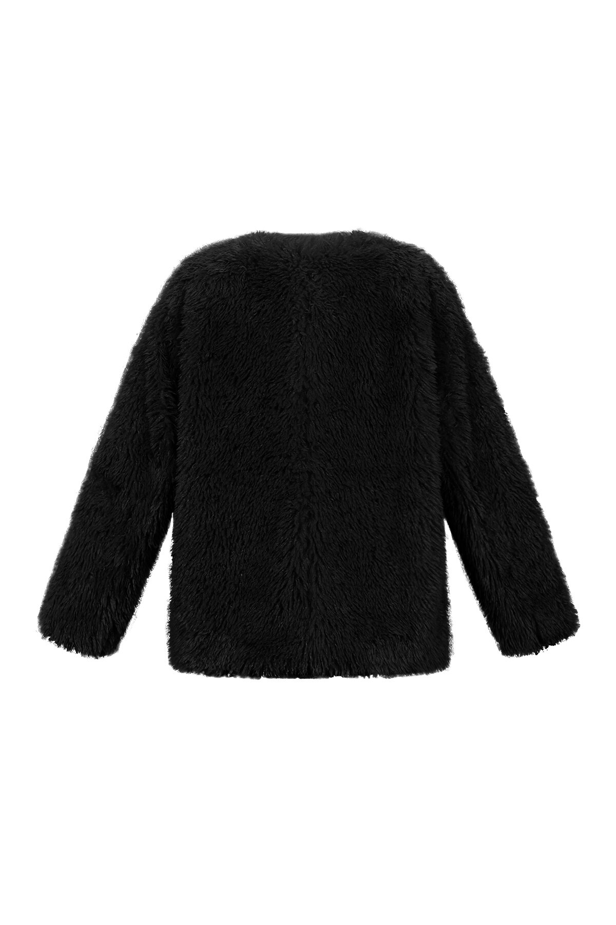 Woven Polyester Fiber Women's Jacket Elegant Solid Color Fall/Winter Picture3