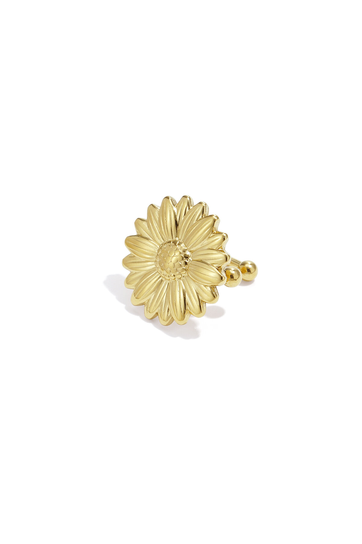 Stainless Steel Ear Cuffs Flower Casual Daily Simple Series Women's jewelry h5 