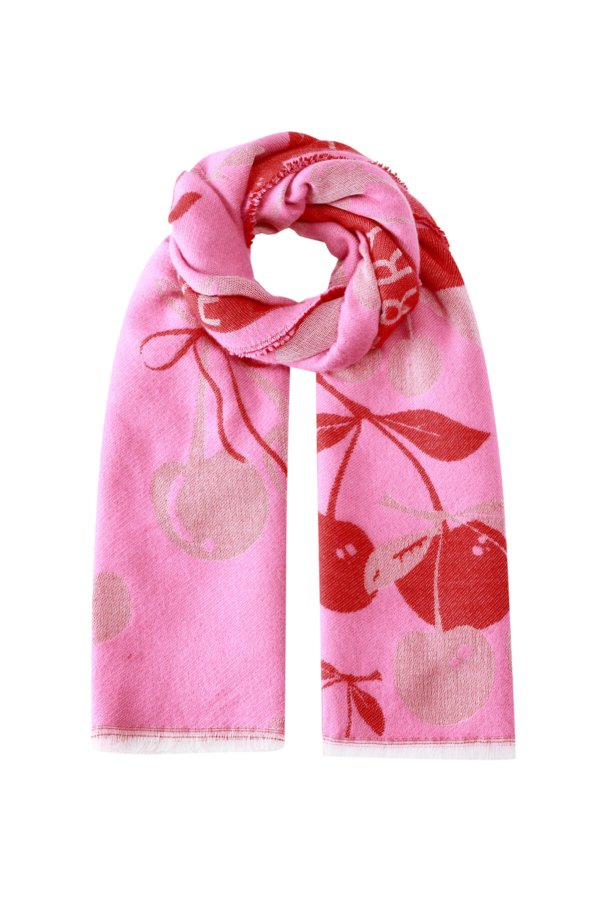 Winter scarves cherry Casual Acrylic Daily Accessories Picture4