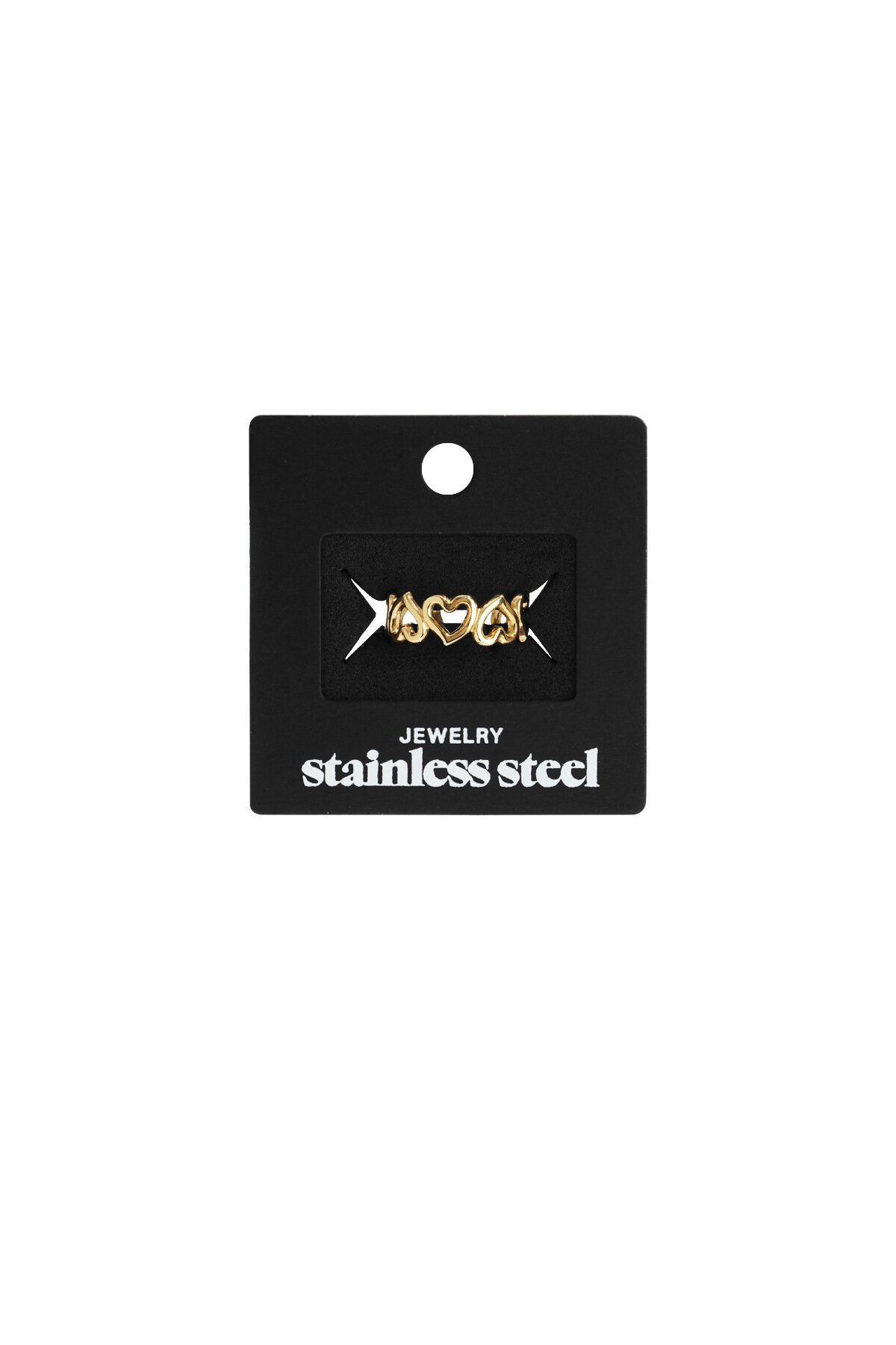 Edelstahl Minimalistische Ringe Herz Casual Täglich Einfache Serie frauen schmuck h5 Bild4