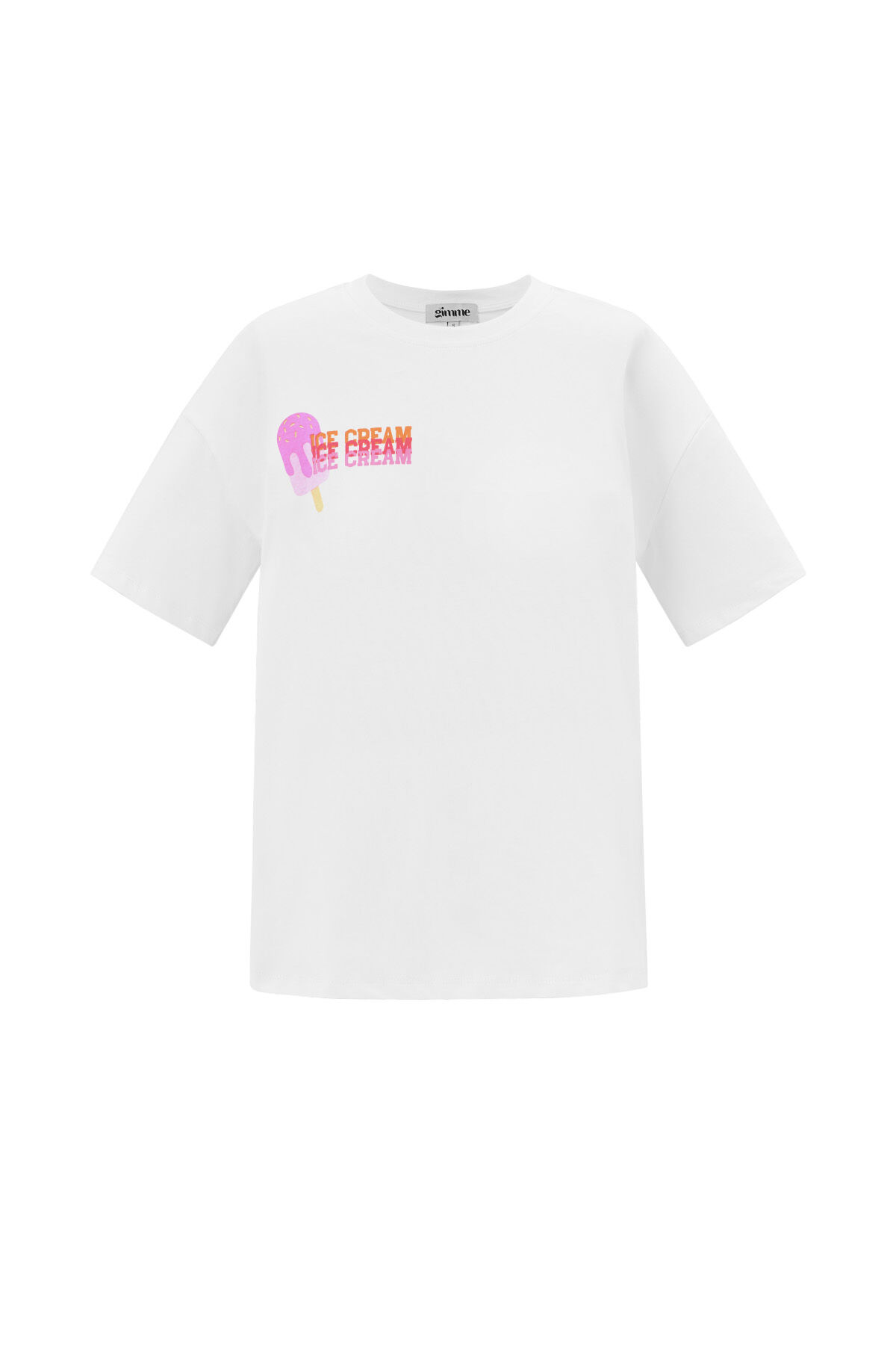 Cotton Women's T-shirt Spring/Summer Letters h5 