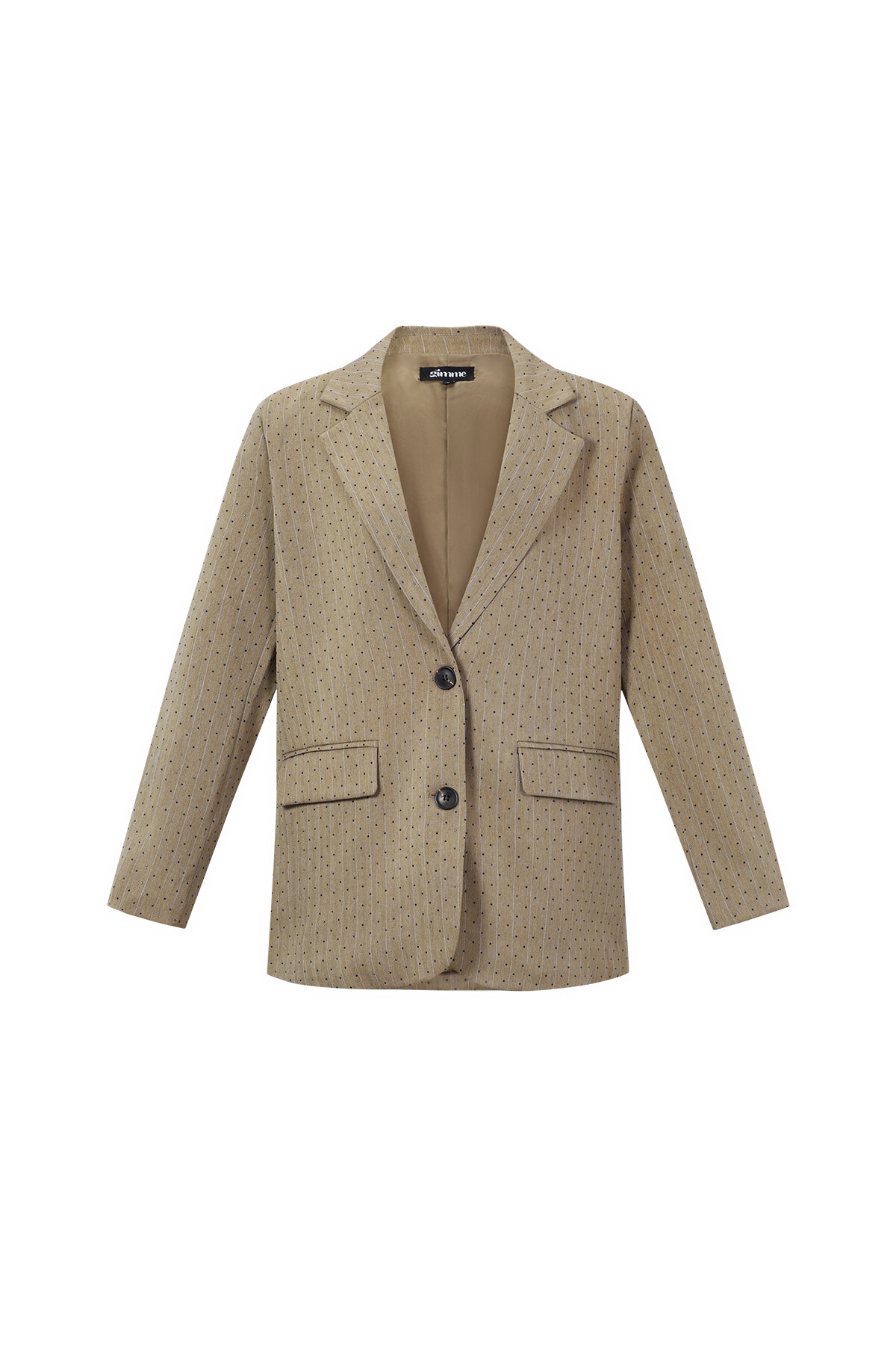 Tessuto Fibra di Poliestere Abito da Donna Elegante Puntini Strass Autunno/Inverno h5 