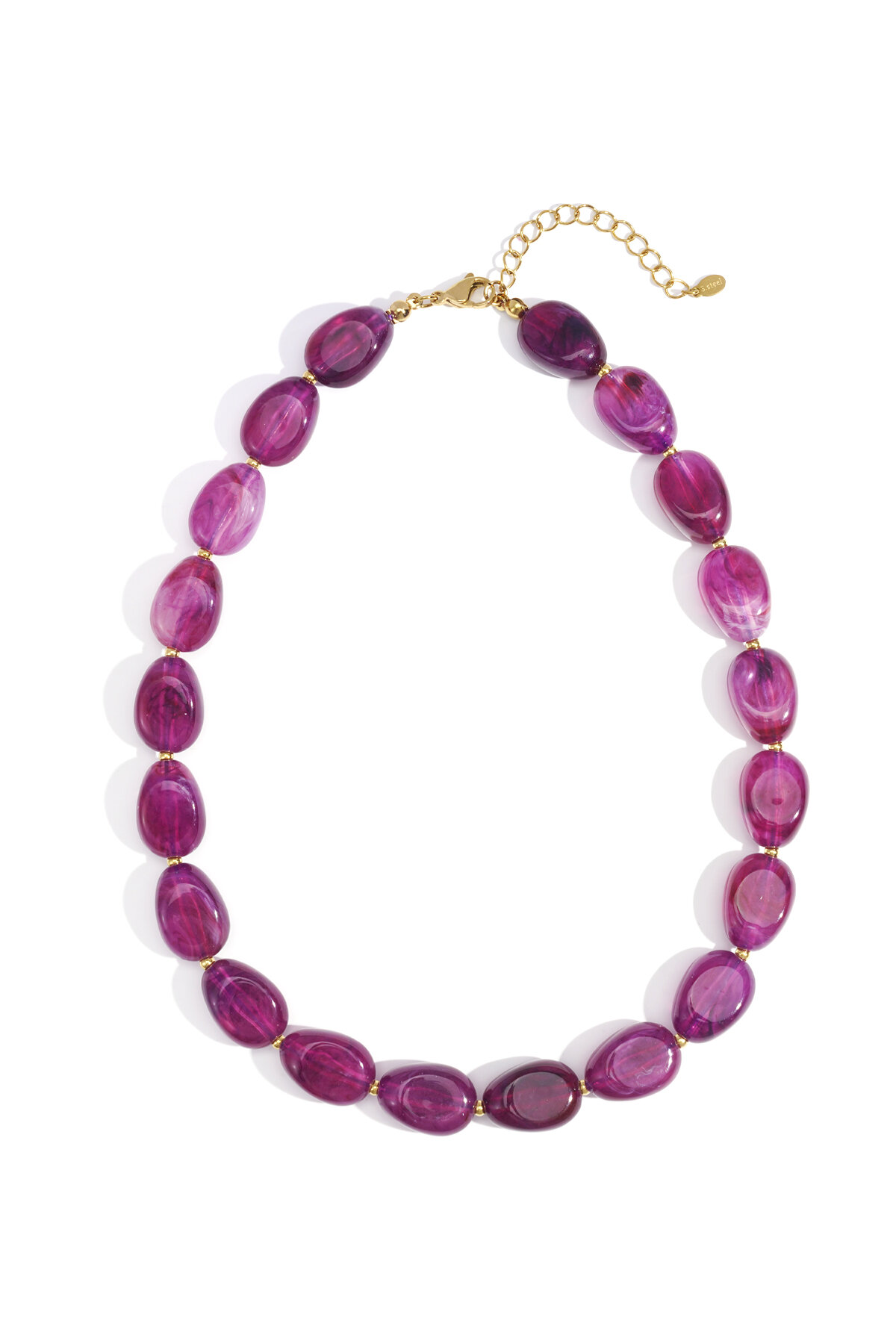 Acrylic Beaded Necklaces Beads Casual Daily Simple Series Women's jewelry h5 Picture6