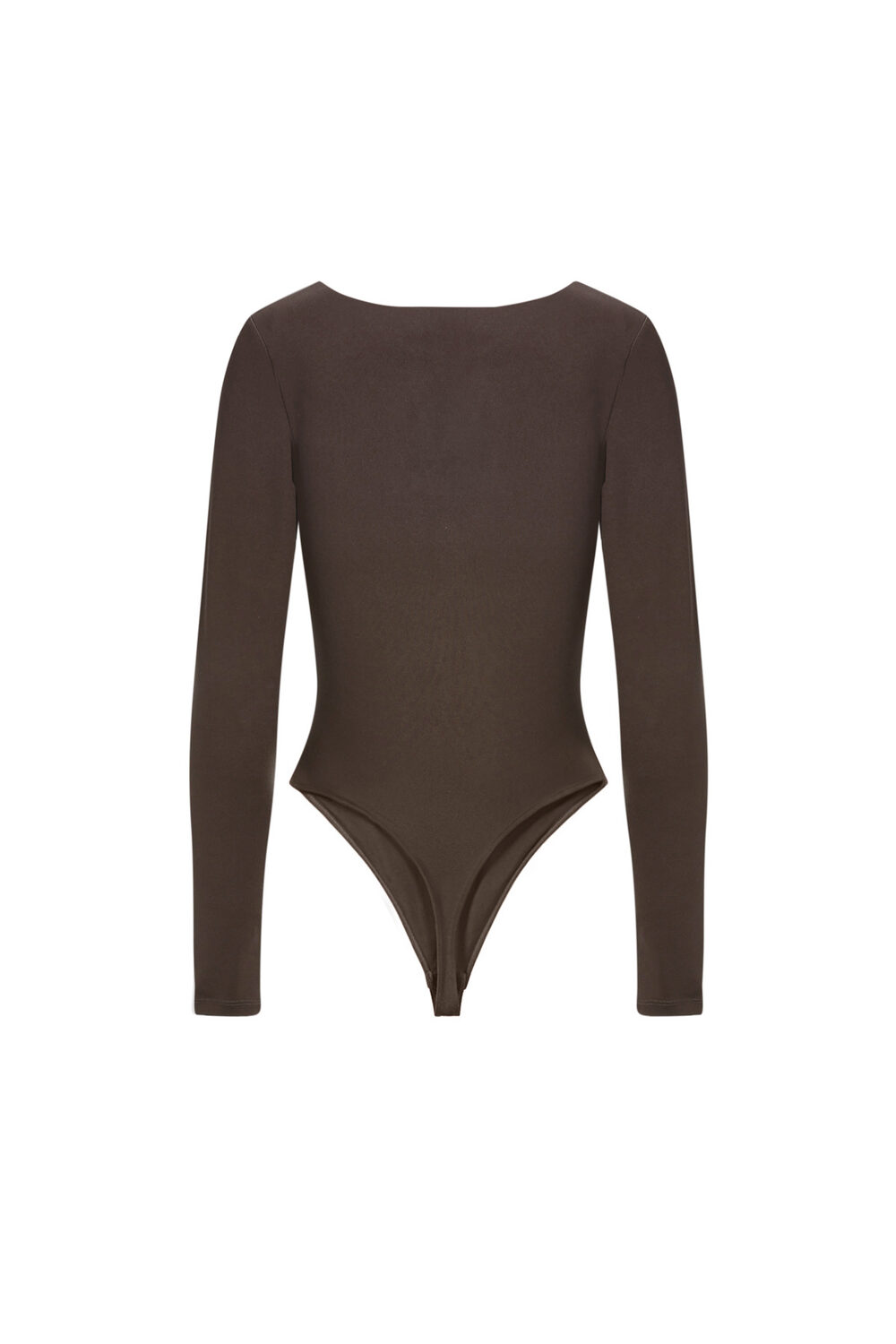 Knitted Nylon Shapewear Bodysuit Basic Solid Color h5Picture2