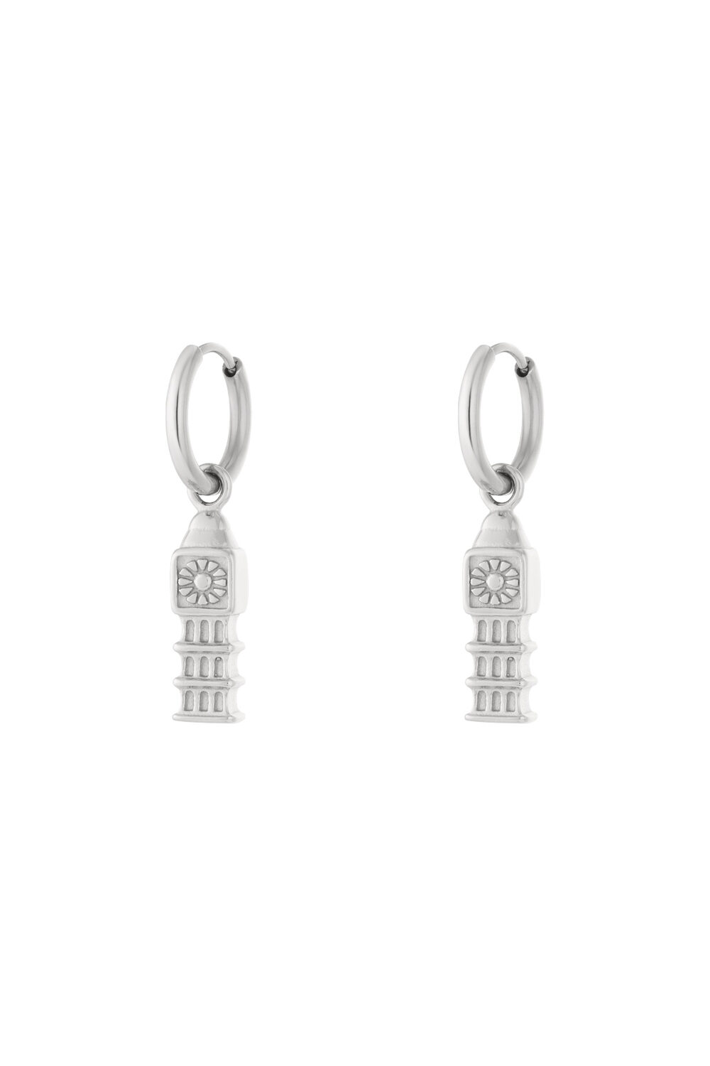 Orecchini pendenti in acciaio inossidabile, stile cartone animato, casual, quotidiani, semplici, gioielli da donna h5Immagine3