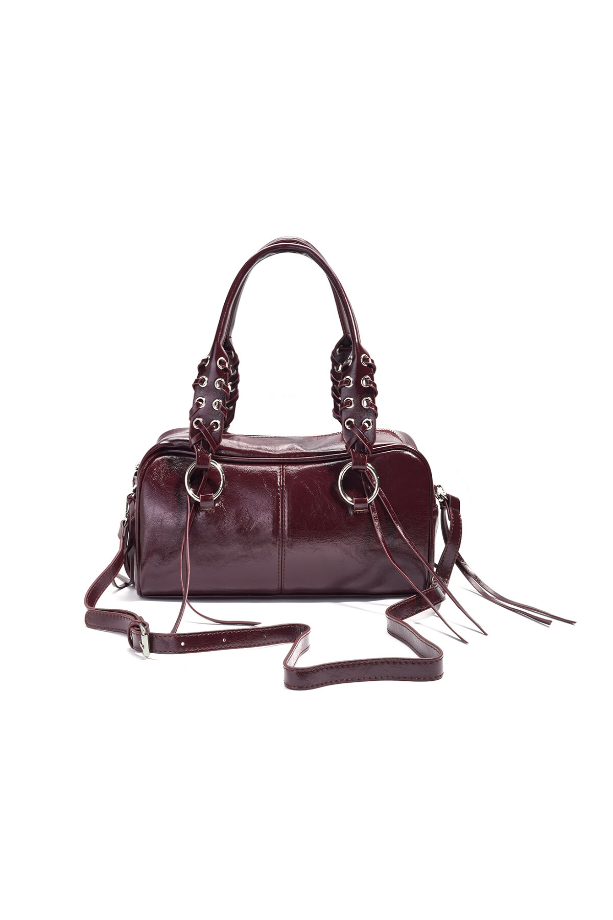 Schultertaschen Quaste Retro PU Tägliches Zubehör Bild5