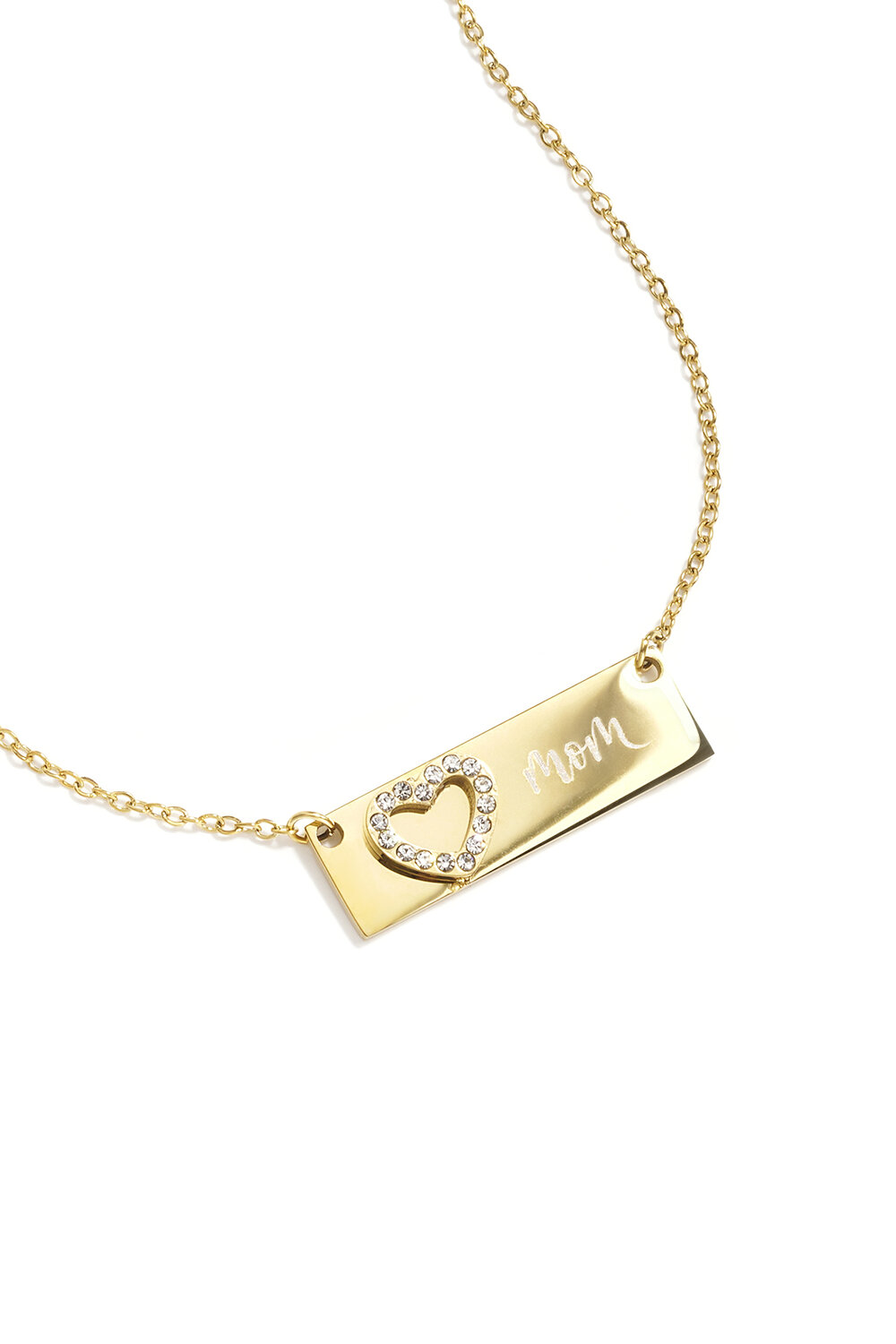 Ketting met plaatje en hart h5Afbeelding2