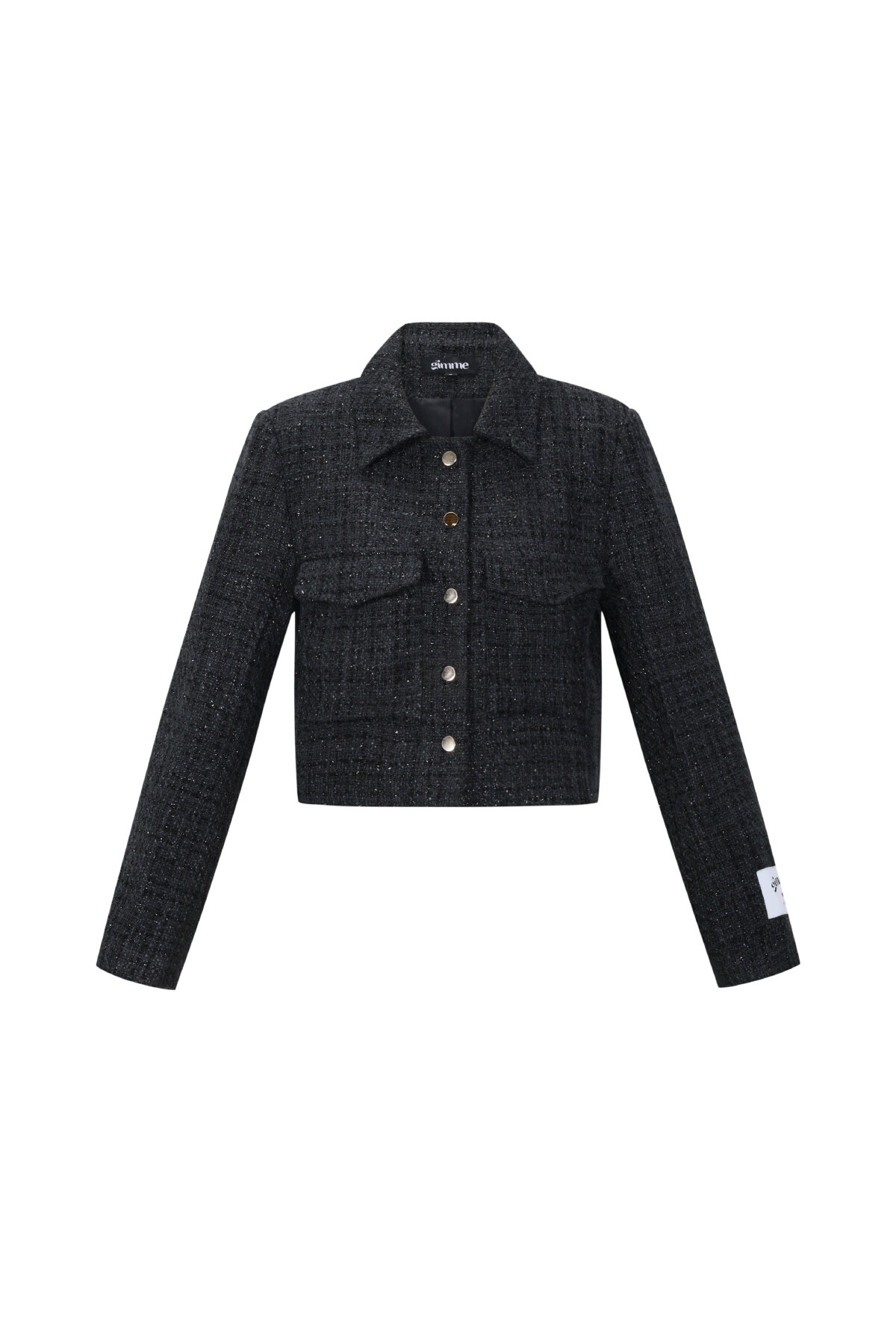 Woven Polyester Fiber Women's Jacket Elegant Checkered Statement h5