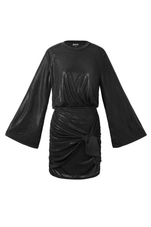 Tessuto Di Fibra Di Poliestere Abito Mini Donna Elegante Con Chiusura h5 