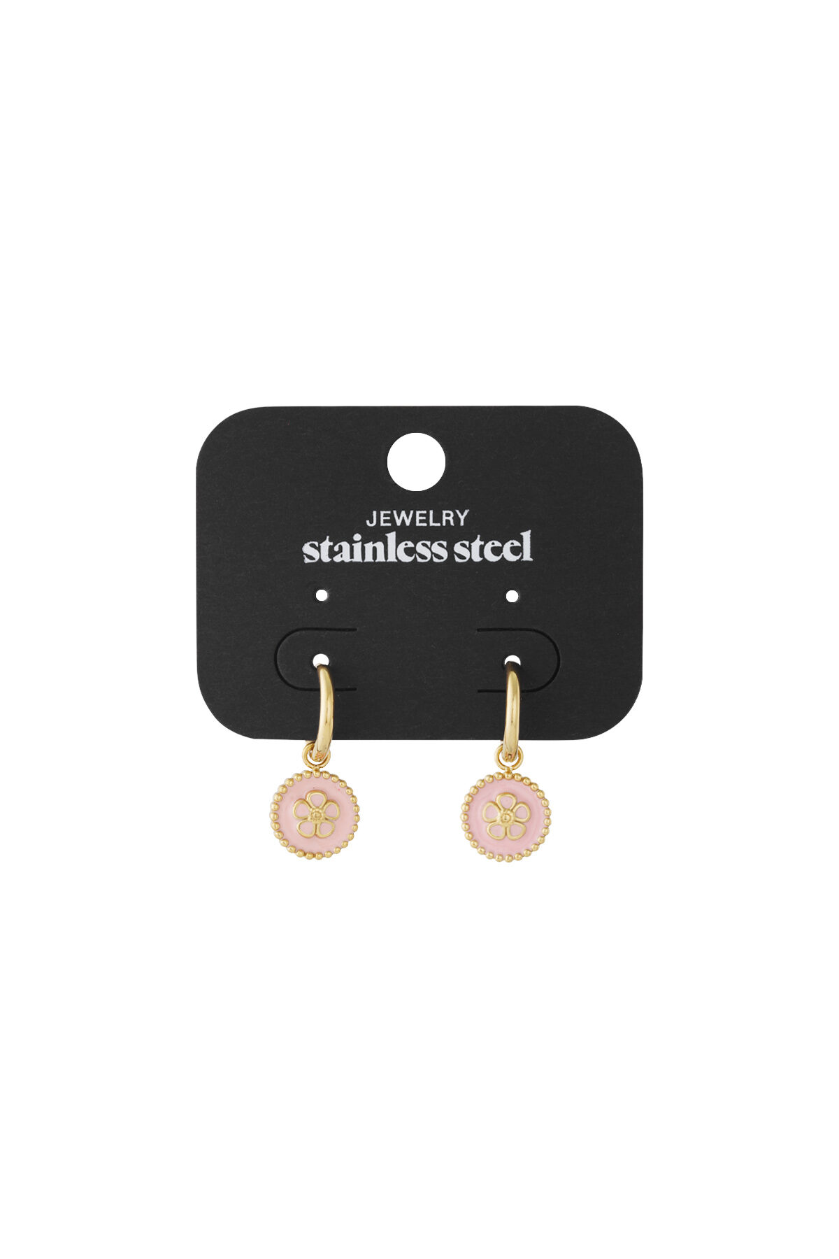 Edelstahl Tropfen Ohrringe Blume Casual Täglich Einfache Serie frauen schmuck Bild4