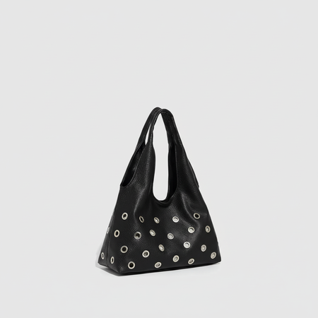 1 PieceLight Luxury Solid-color Rivet with Large Capacity Women’s Tote Bags 2