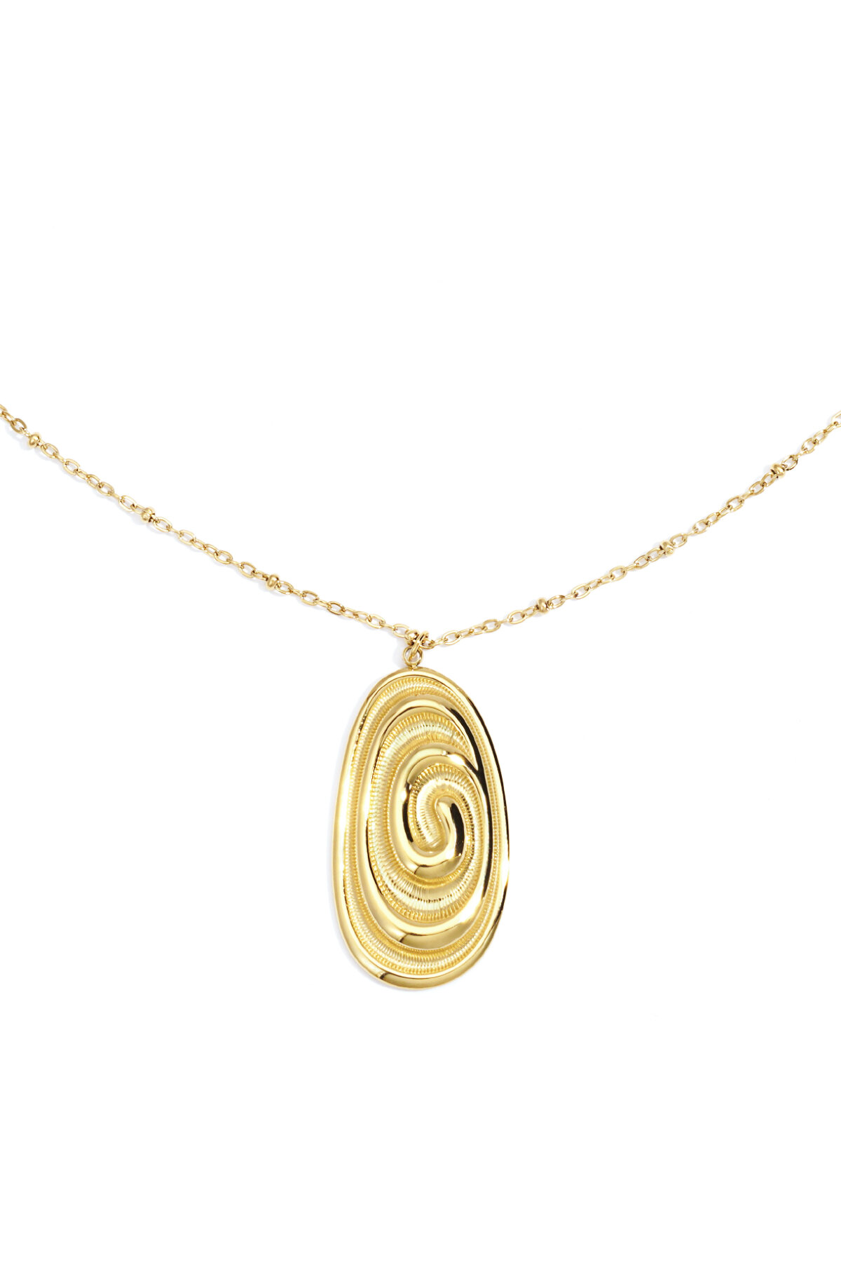 Stainless Steel Long Necklaces irregular shape Casual Daily Simple Series Women's jewelry h5 Picture4