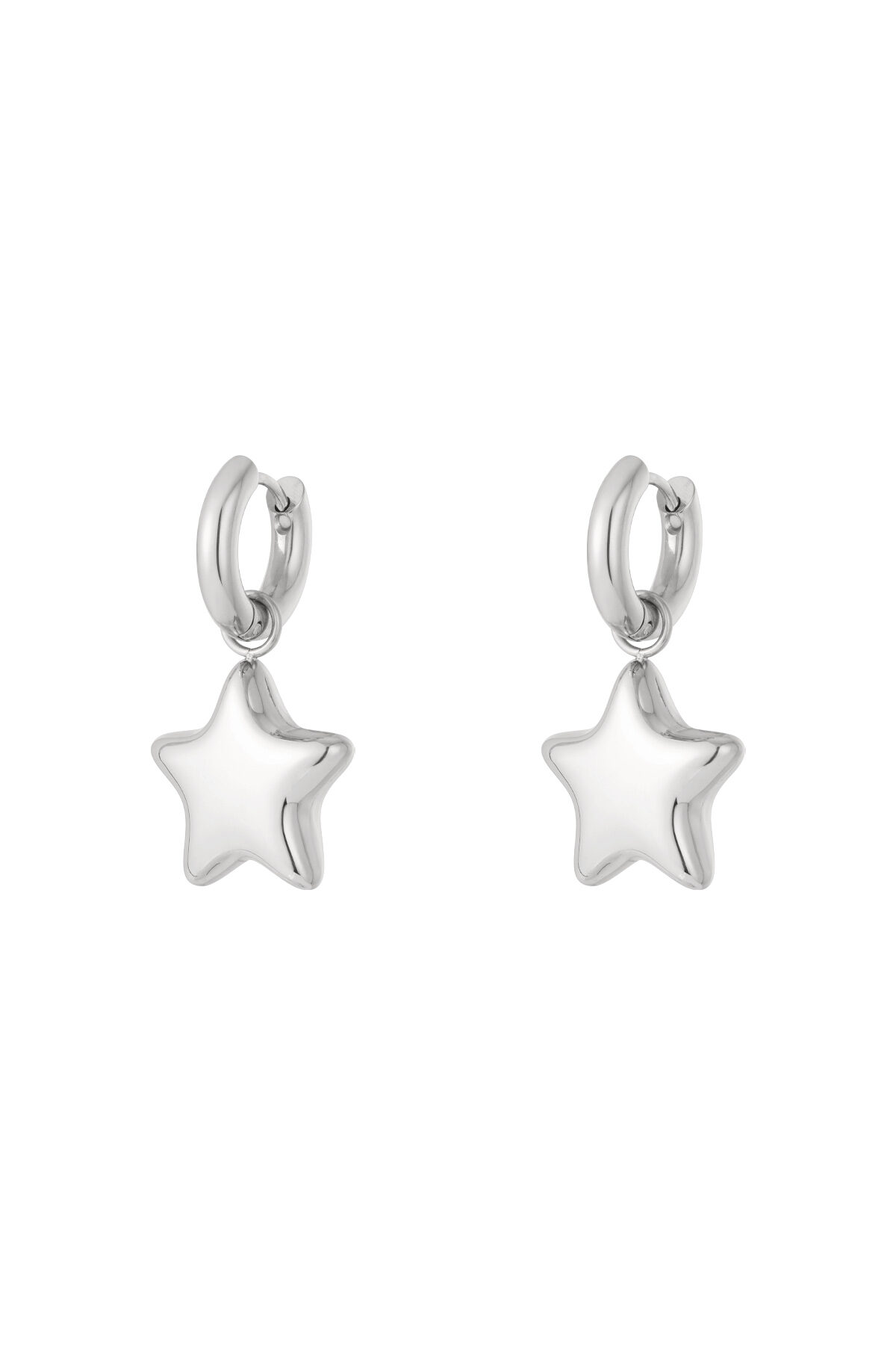 Stainless Steel Drop Earrings Star Daily Daily Simple Series Women's jewelry Picture3