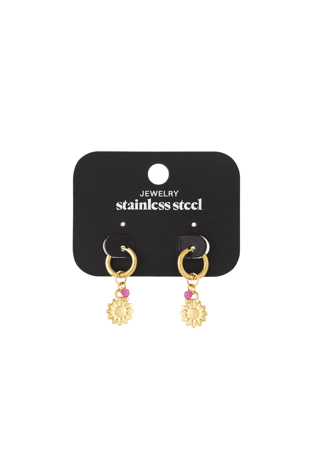 Pink petal Earrings Picture4