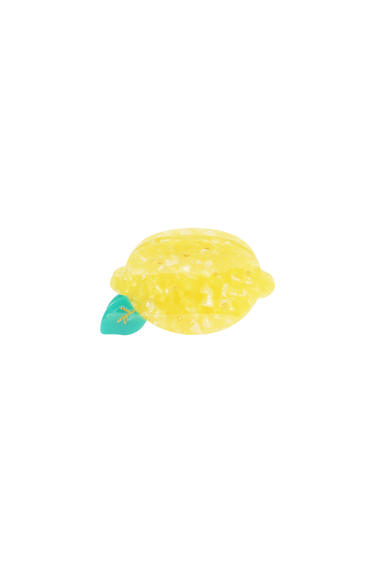 Pinza para el cabello con forma de limón exprimido h5 Imagen3