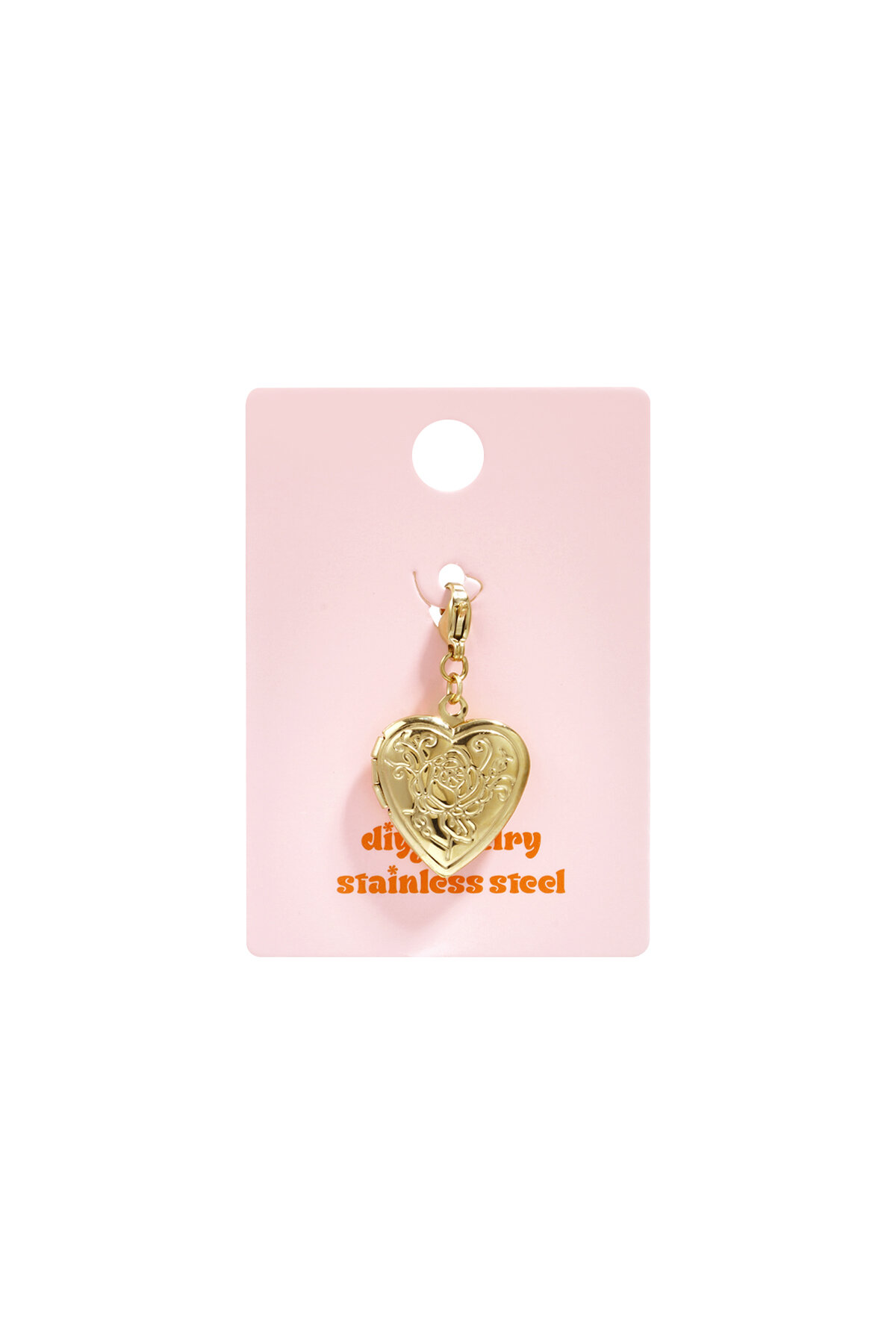Jewelry charm heart pendant photo rose DIY h5Picture5