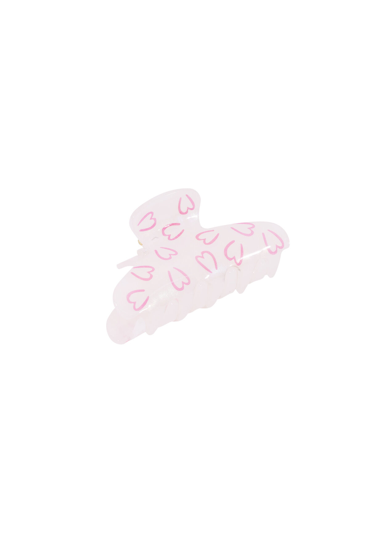 Hair clip with mini hearts 2