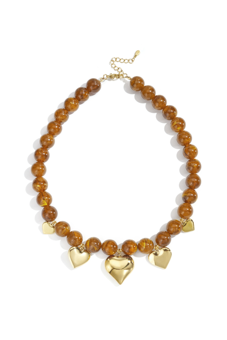 Acryl kralen kettingen Hart Casual Dagelijks Etnische serie Dames sieraden