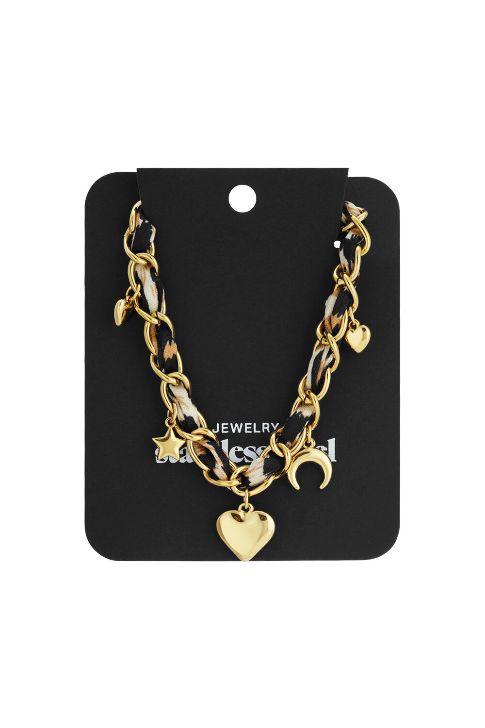 Edelstahl Anhänger Halsketten Stern Casual Täglich Einfache Serie Damenschmuck h5Bild5