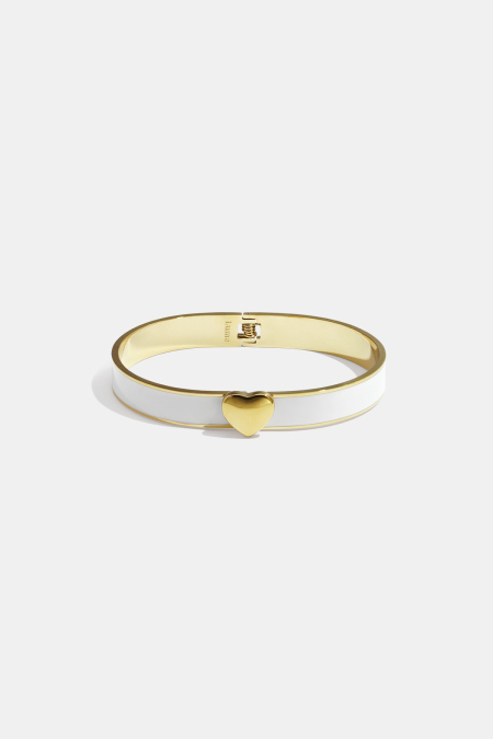 Bracelet in various colors with heart detail - 0.9 cm