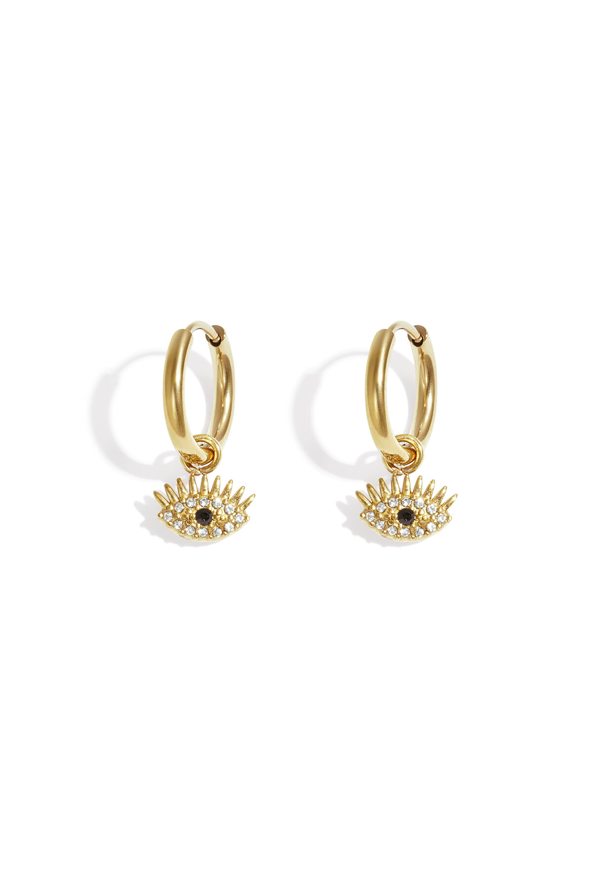 Stainless Steel Drop Earrings Devil's eye Casual Daily Simple Series Women's jewelry