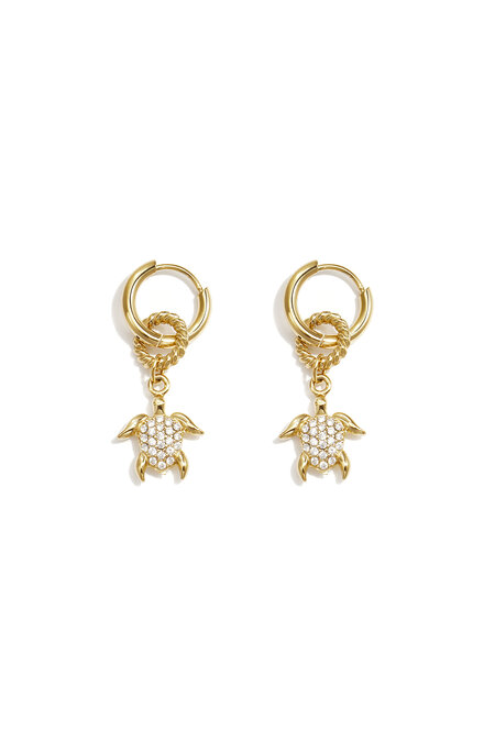 Boucles d'oreilles pendantes en acier inoxydable, motif animal, collection décontractée et simple pour femmes