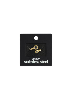Stainless Steel Minimalist Rings circle Casual Daily Simple Series Women's jewelry h5 Picture4