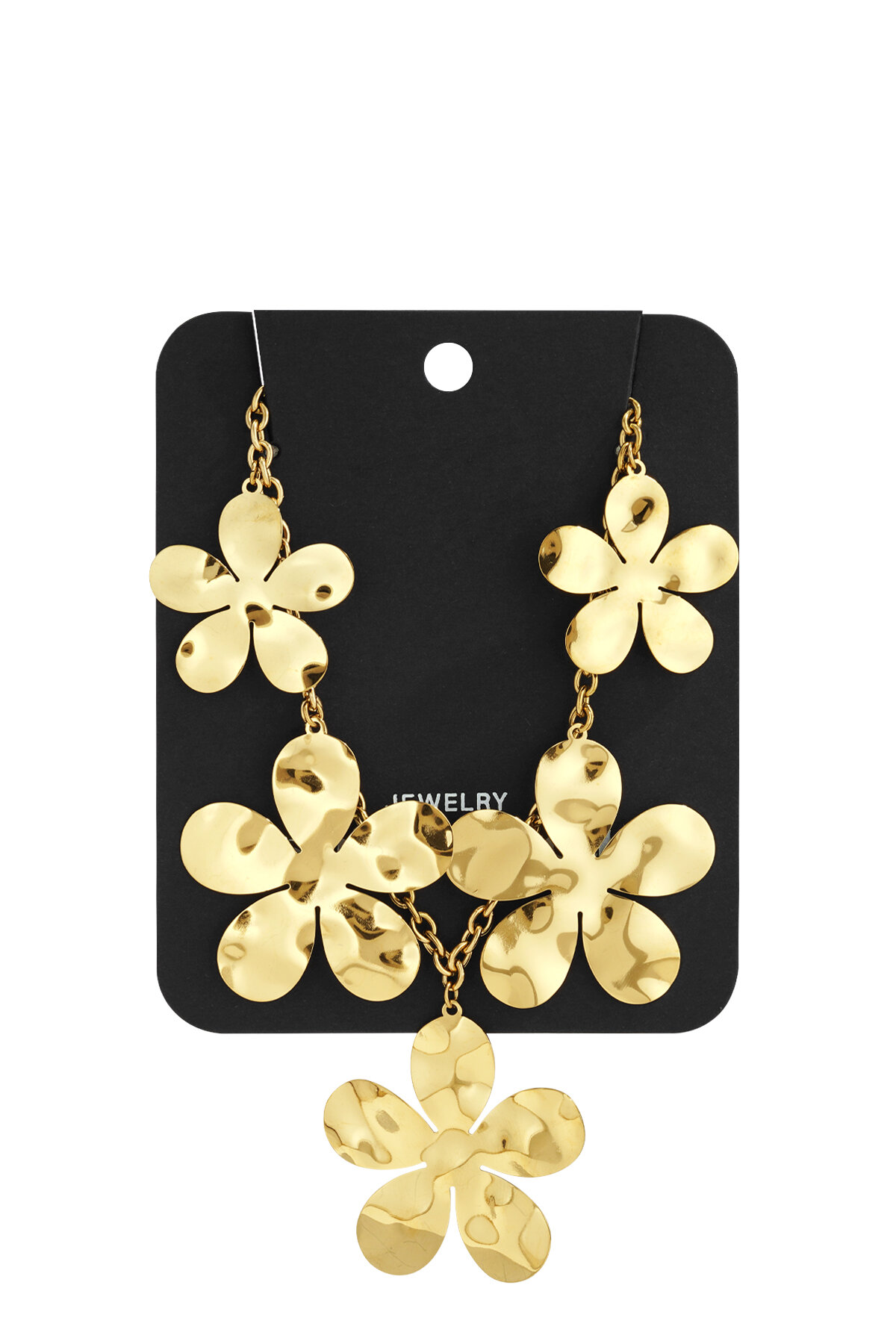 Edelstahl Anhänger Halsketten Blume Casual Täglich Einfache Serie Damenschmuck h5 Bild4
