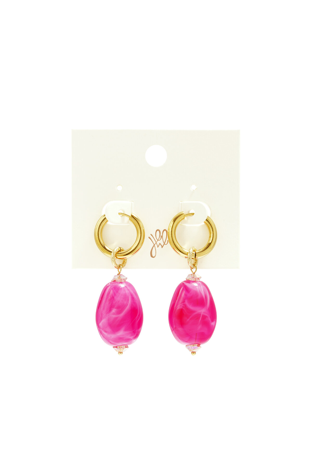 Earrings with asymmetrical bead Picture4