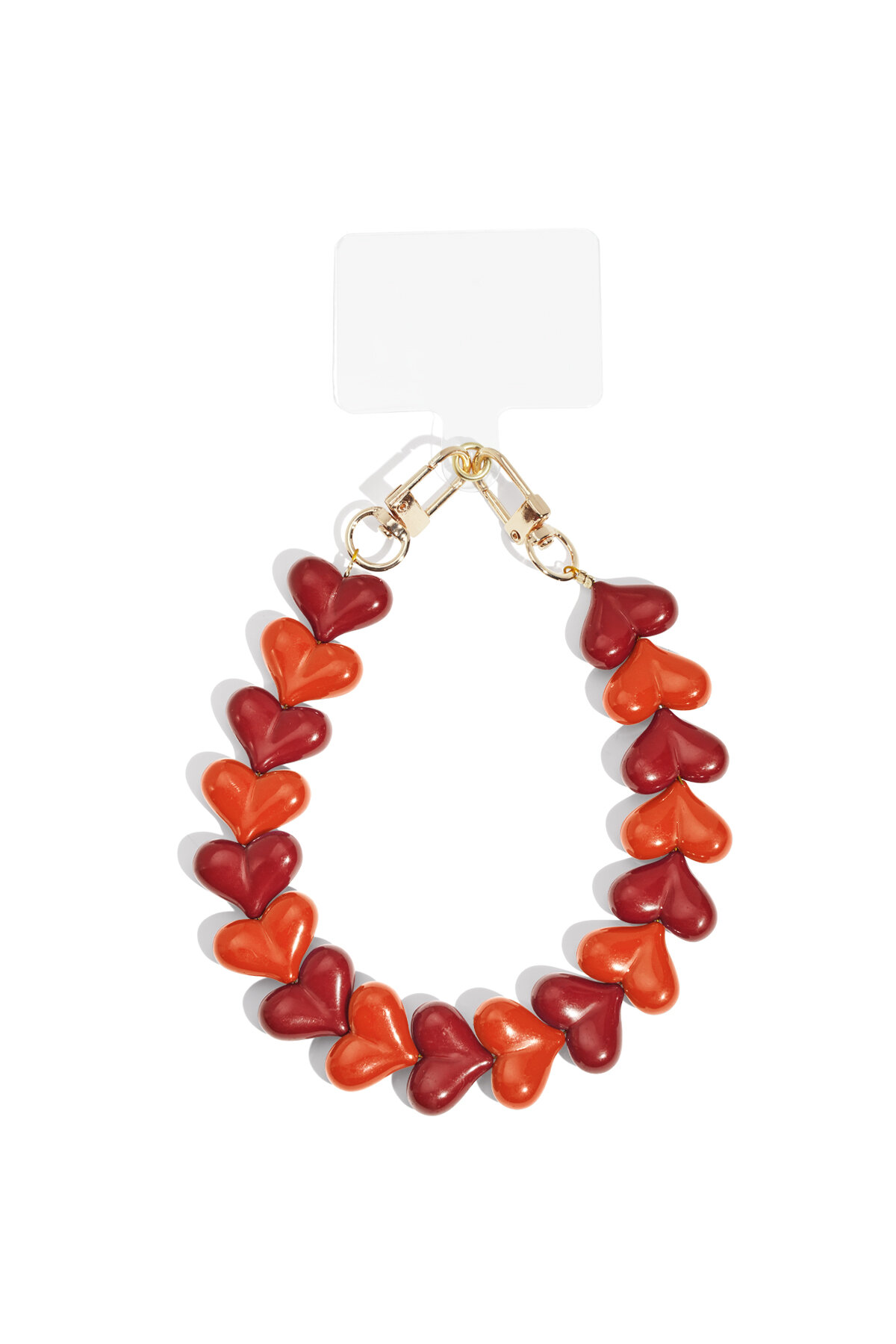 Double heart phone cords 