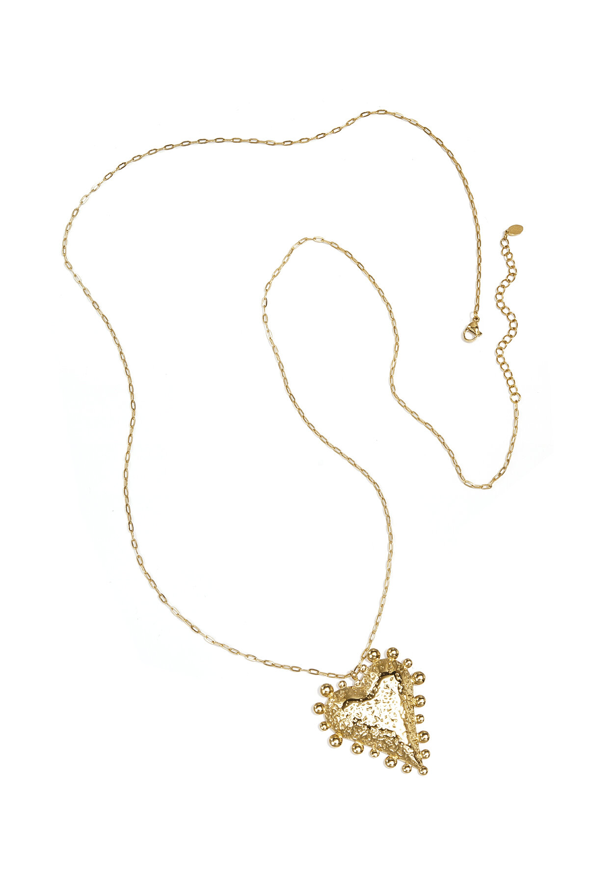 Statement heart necklace