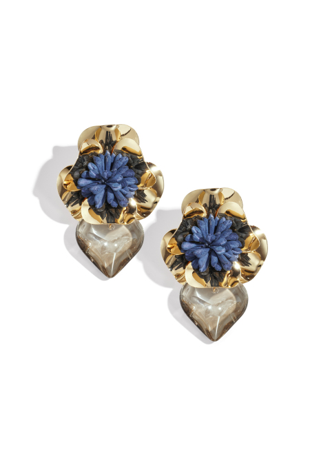 Eisen Tropfen Ohrringe Blume Täglich Ethnische Serie frauen schmuck